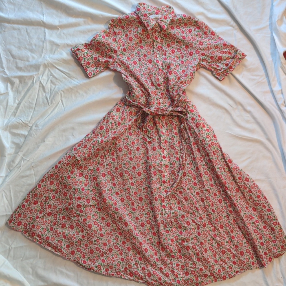 J.Crew Liberty floral print dress